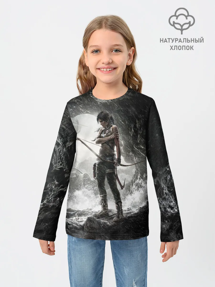 Детский лонгслив / Tomb Raider