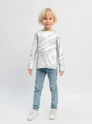 Детский лонгслив / Топография_01