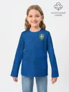 Детский лонгслив / Бразилия 2018 гостевая