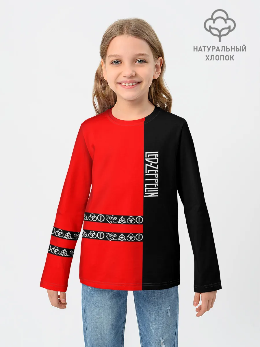 Детский лонгслив / led zeppelin