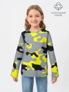 Детский лонгслив / Yellow camouflage