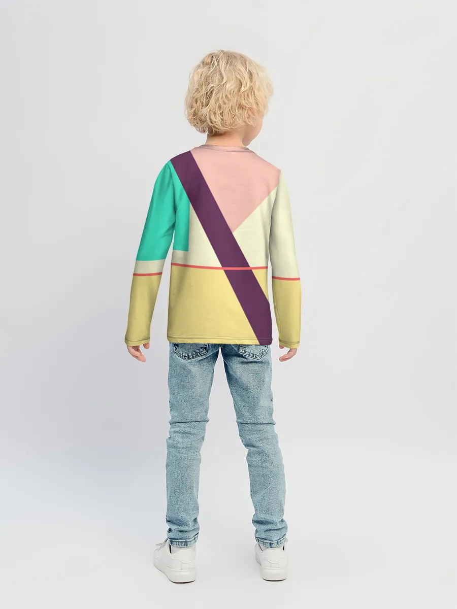 Детский лонгслив / Велосипед