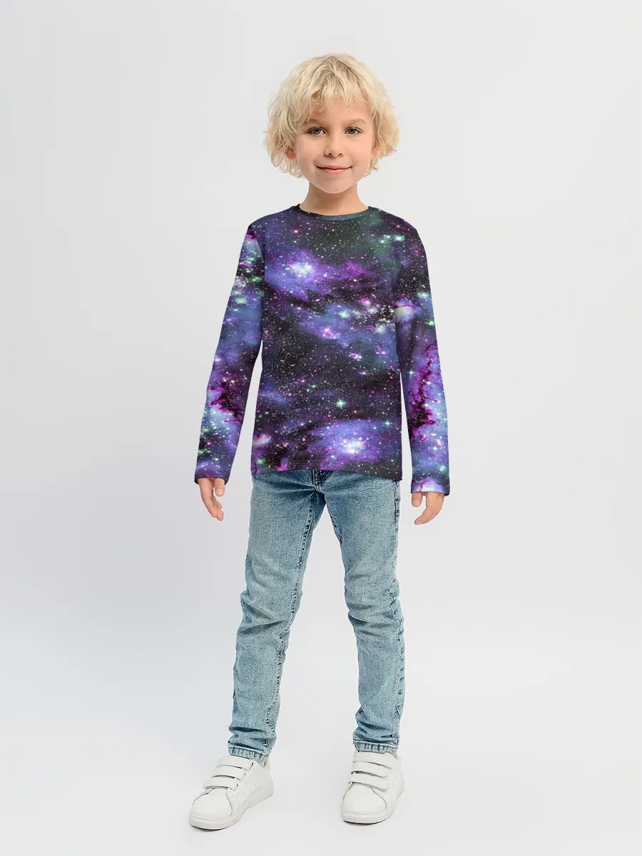 Детский лонгслив / Sky nebula