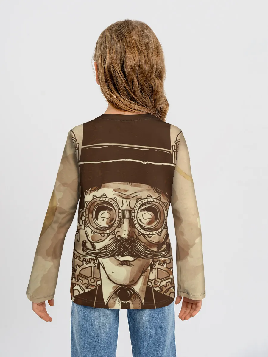 Детский лонгслив / Стимпанк