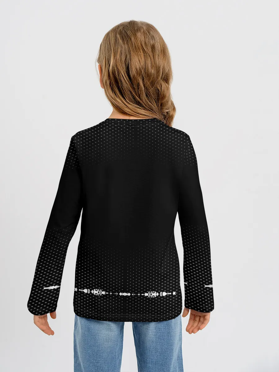 Детский лонгслив / Russia-collection black 2018