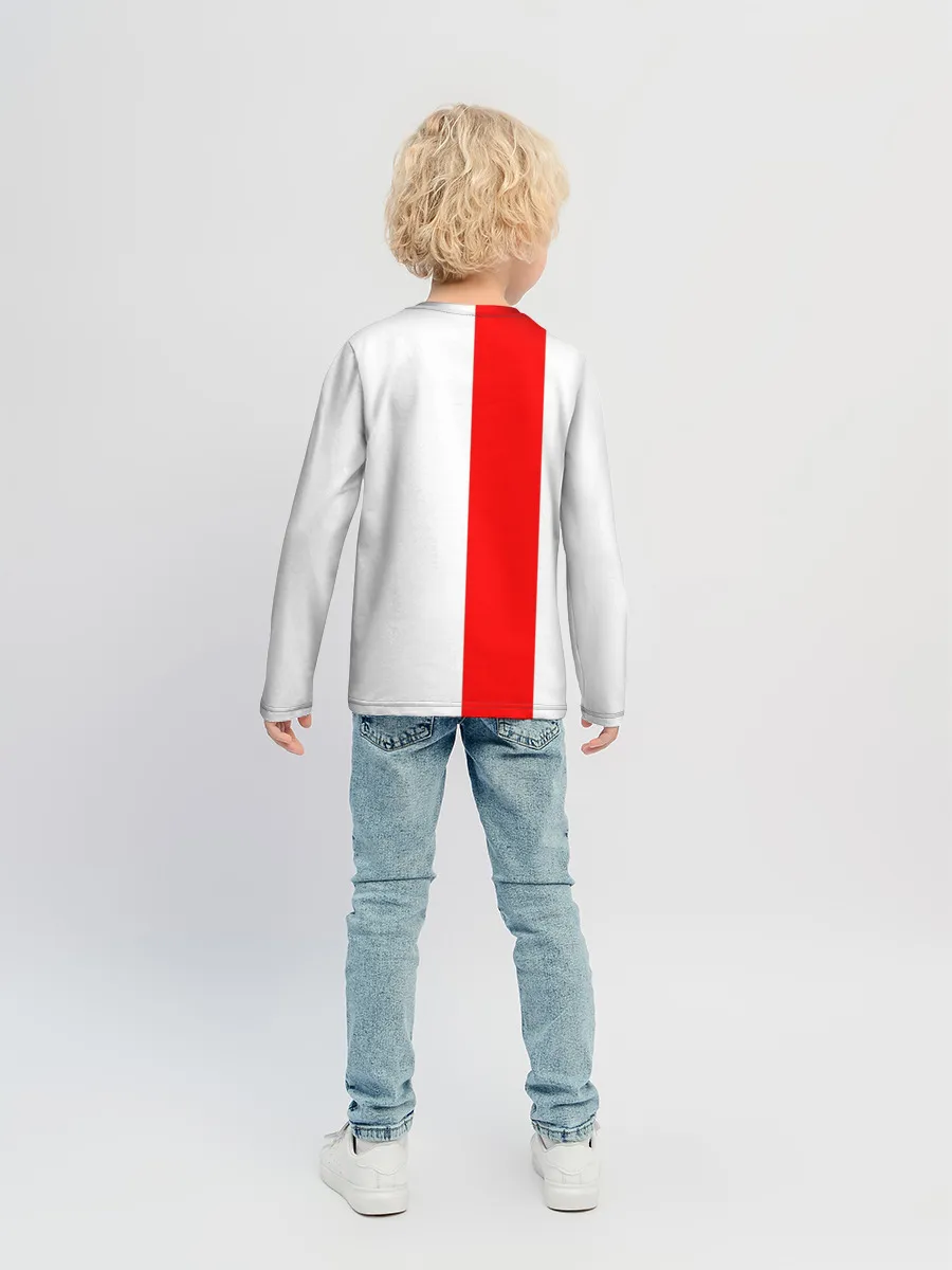 Детский лонгслив / СССР-white collection