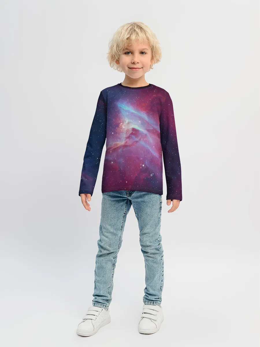 Детский лонгслив / Космос