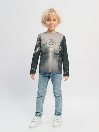 Детский лонгслив / Life
