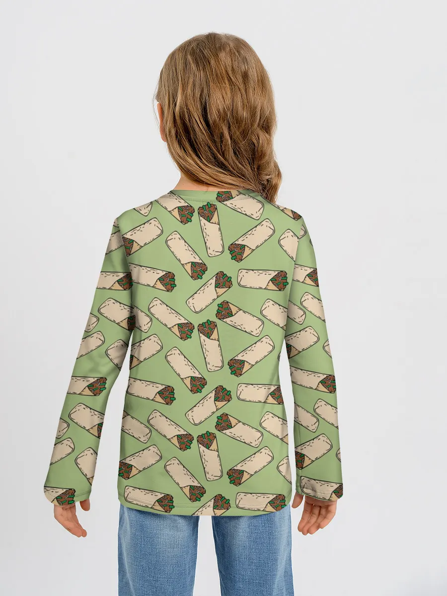 Детский лонгслив / Шаверма