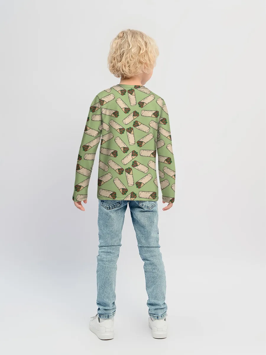 Детский лонгслив / Шаверма
