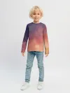 Детский лонгслив / Абстракция Градиент Текстура