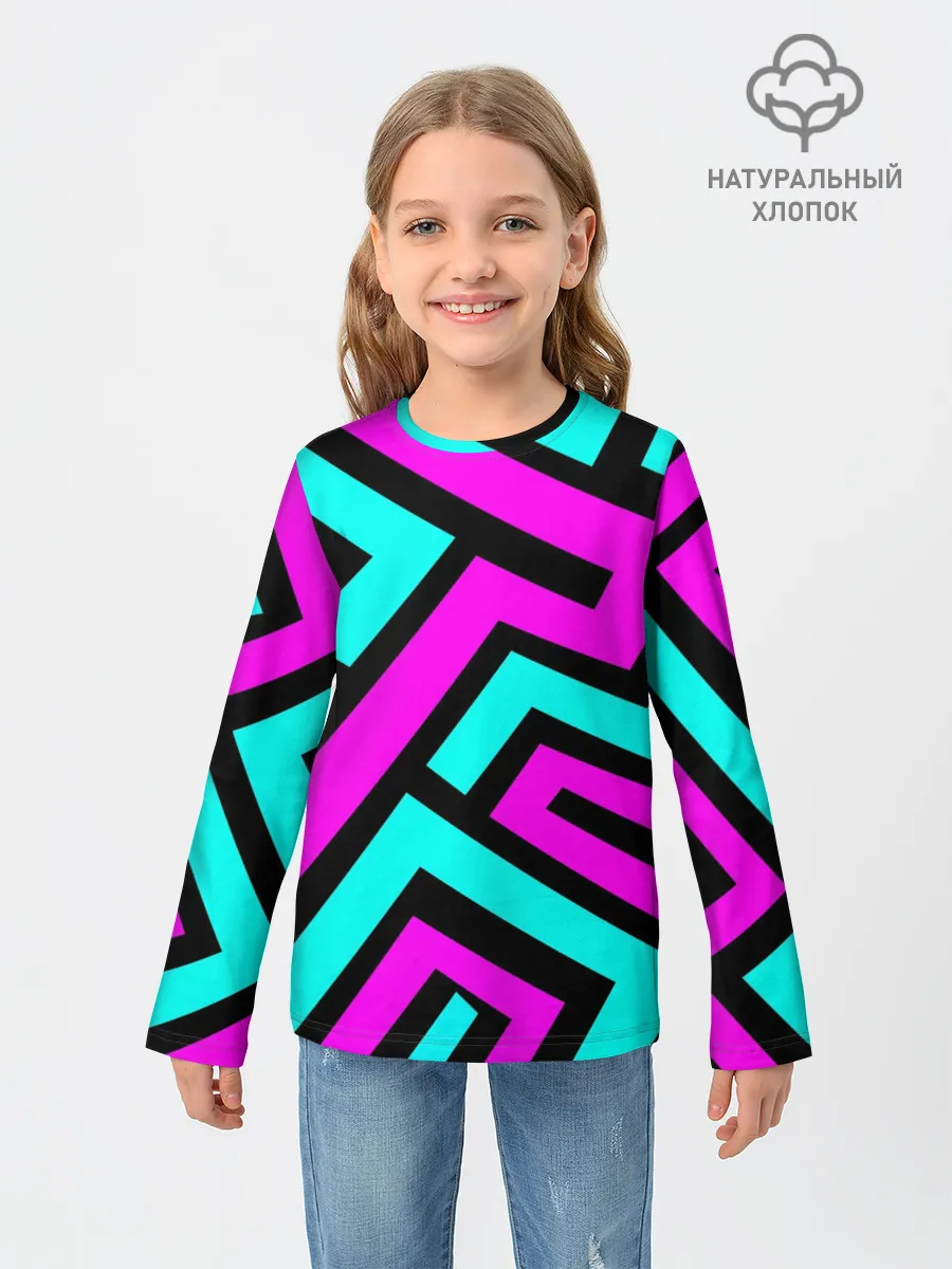 Детский лонгслив / Abstract Background 4