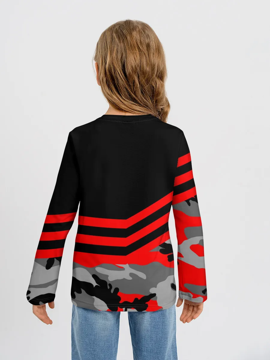 Детский лонгслив / Камуфляж СССР