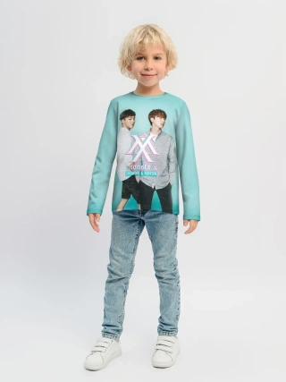 Детский лонгслив / Shownu&Kihyun