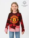 Детский лонгслив / Manchester United Abstract