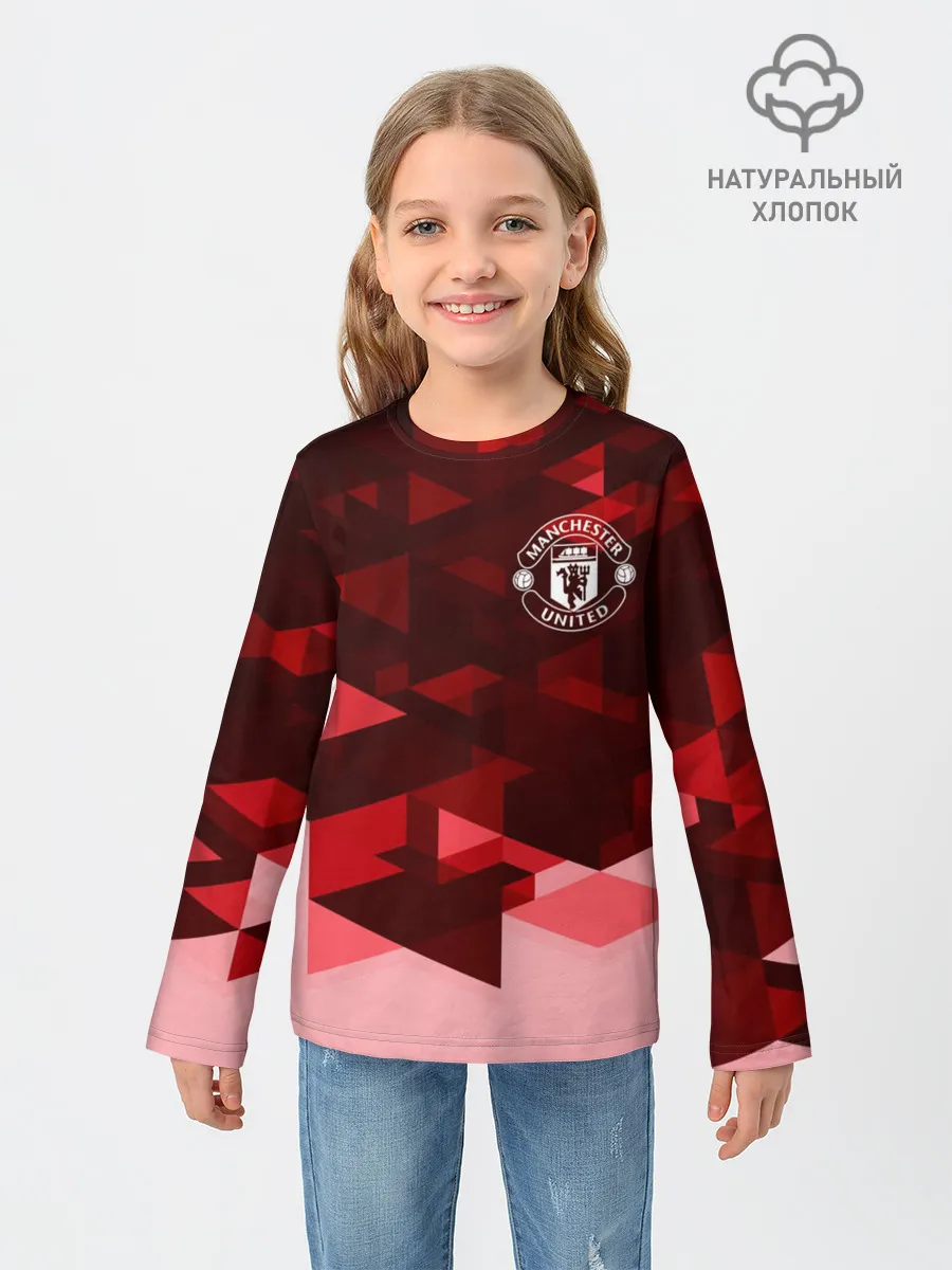 Детский лонгслив / Манчестер Юнайтед