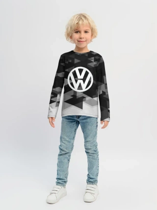 Детский лонгслив / Volkswagen sport geometry