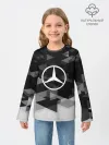 Детский лонгслив / Mercedes sport geometry