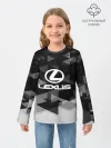 Детский лонгслив / Lexus sport geometry
