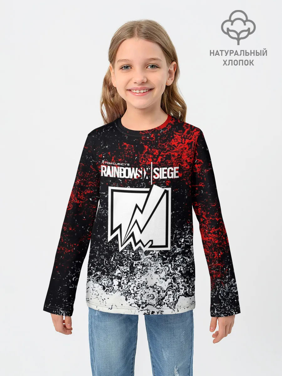 Детский лонгслив / Rainbow six Siege