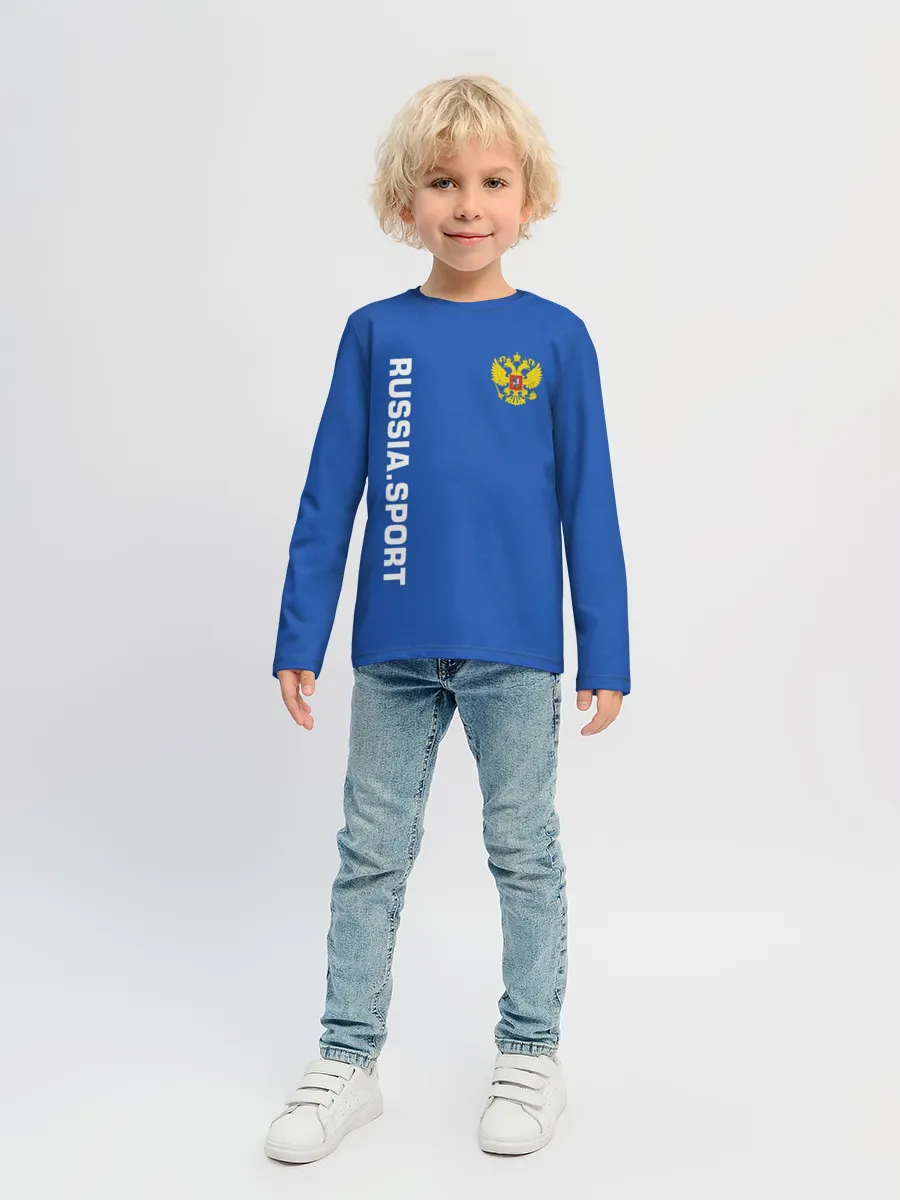Детский лонгслив / RUSSIA SPORT | РОССИЯ