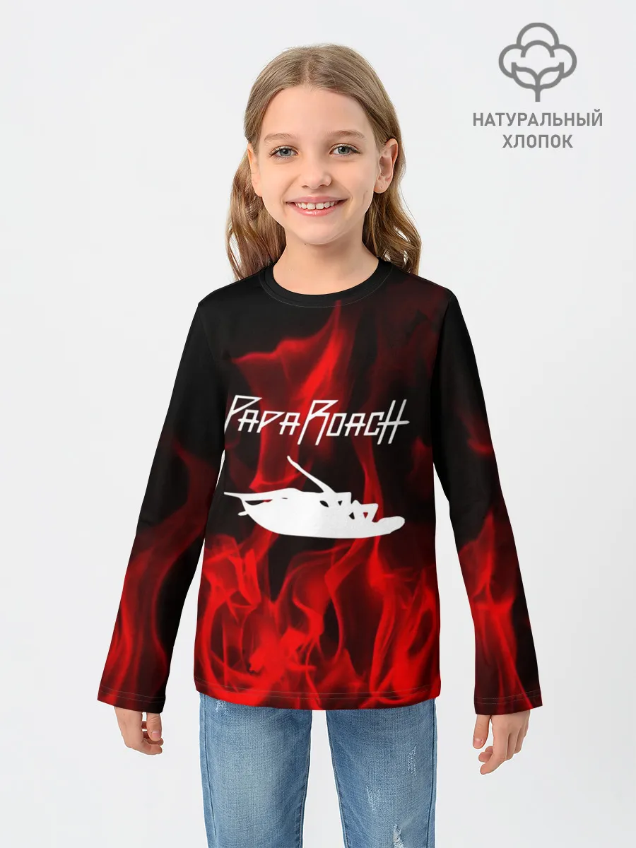Детский лонгслив / Papa Roach