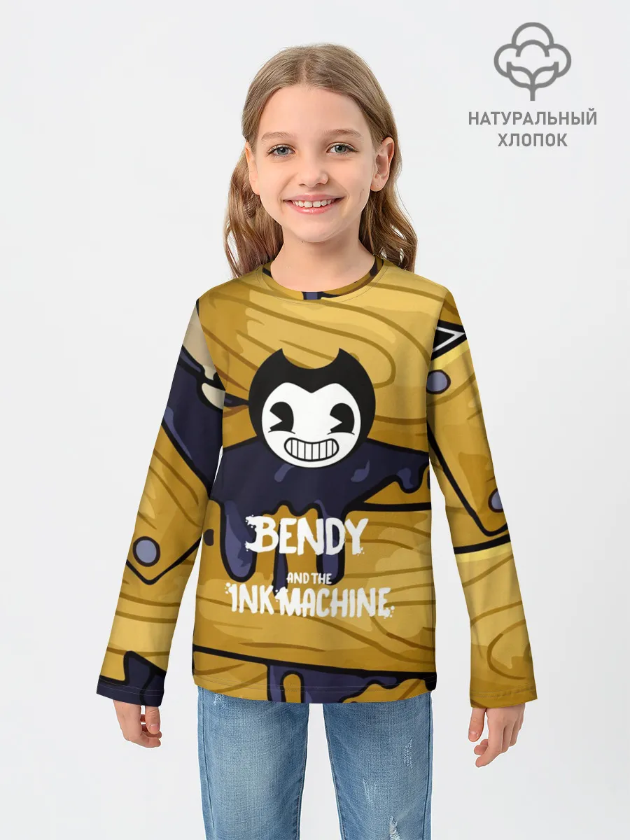 Детский лонгслив / Bendy and the Ink Machine