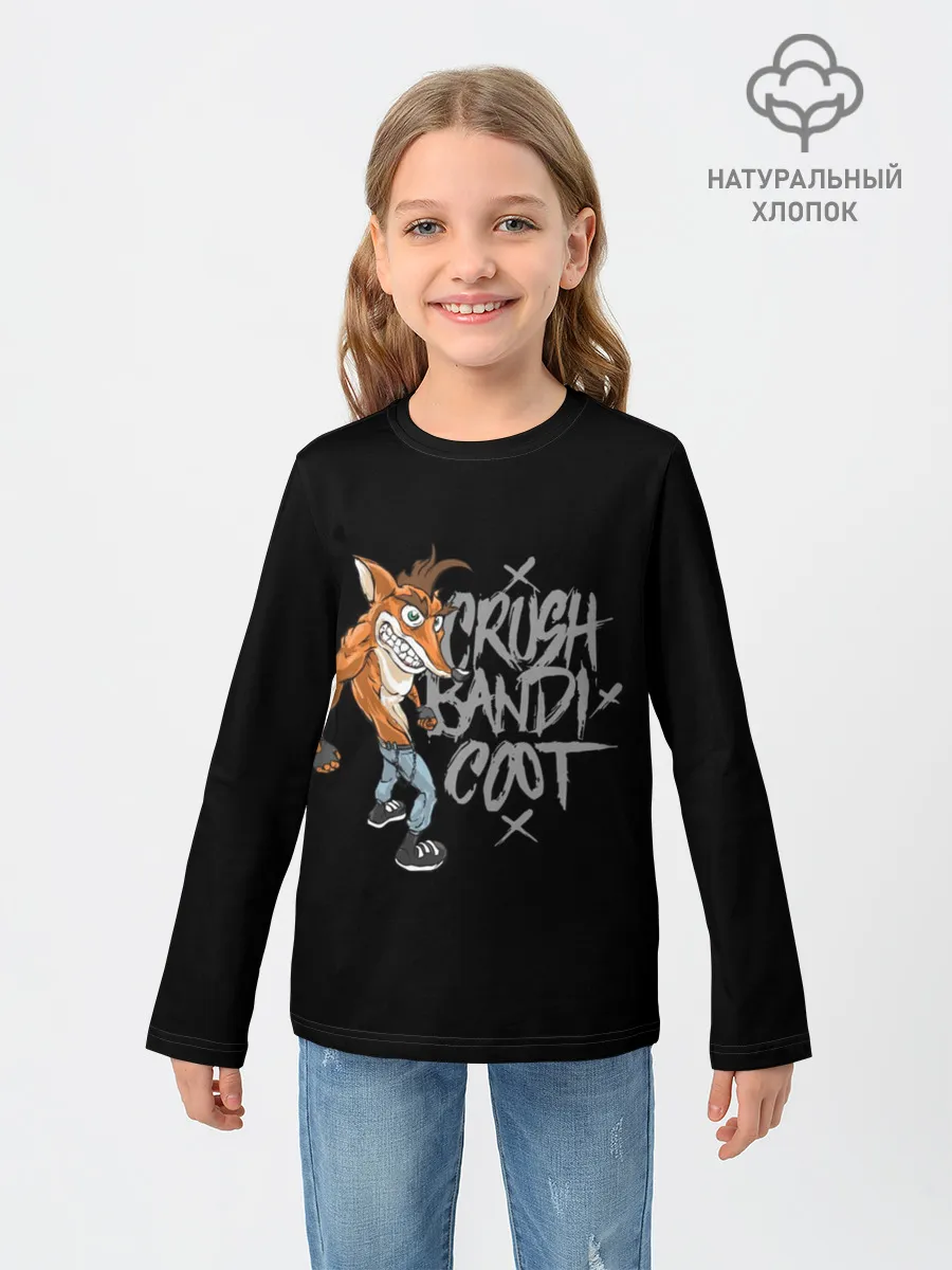 Детский лонгслив / Crush Bandicoot 3d