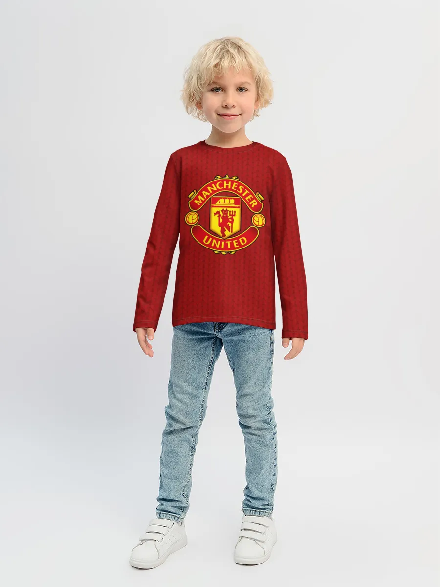 Детский лонгслив / Manchester United Knitted