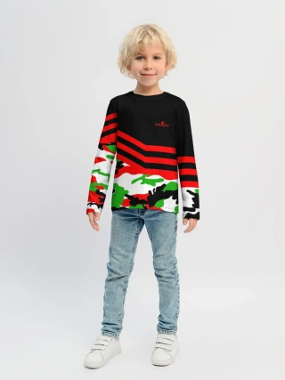 Детский лонгслив / Камуфляж CS:GO