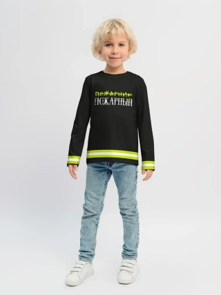 Детский лонгслив / пожарная форма