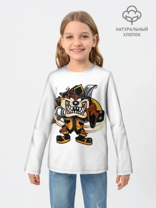 Детский лонгслив / Пожарный демон