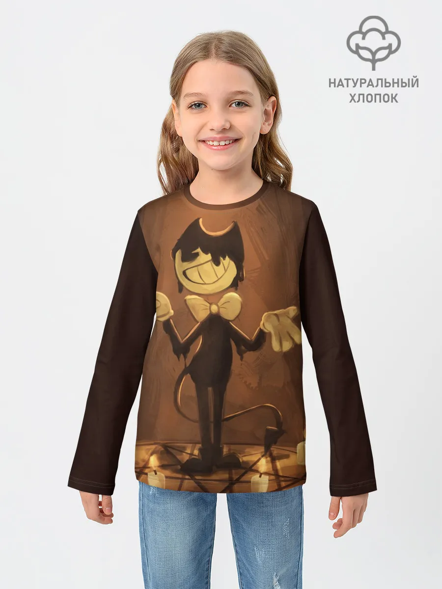 Детский лонгслив / Bendy and the ink machine
