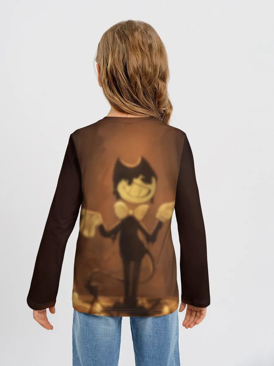 Детский лонгслив / Bendy and the ink machine