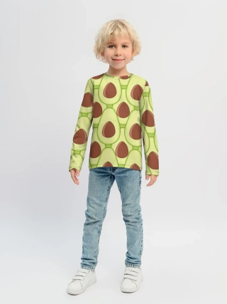 Детский лонгслив / Авокадо