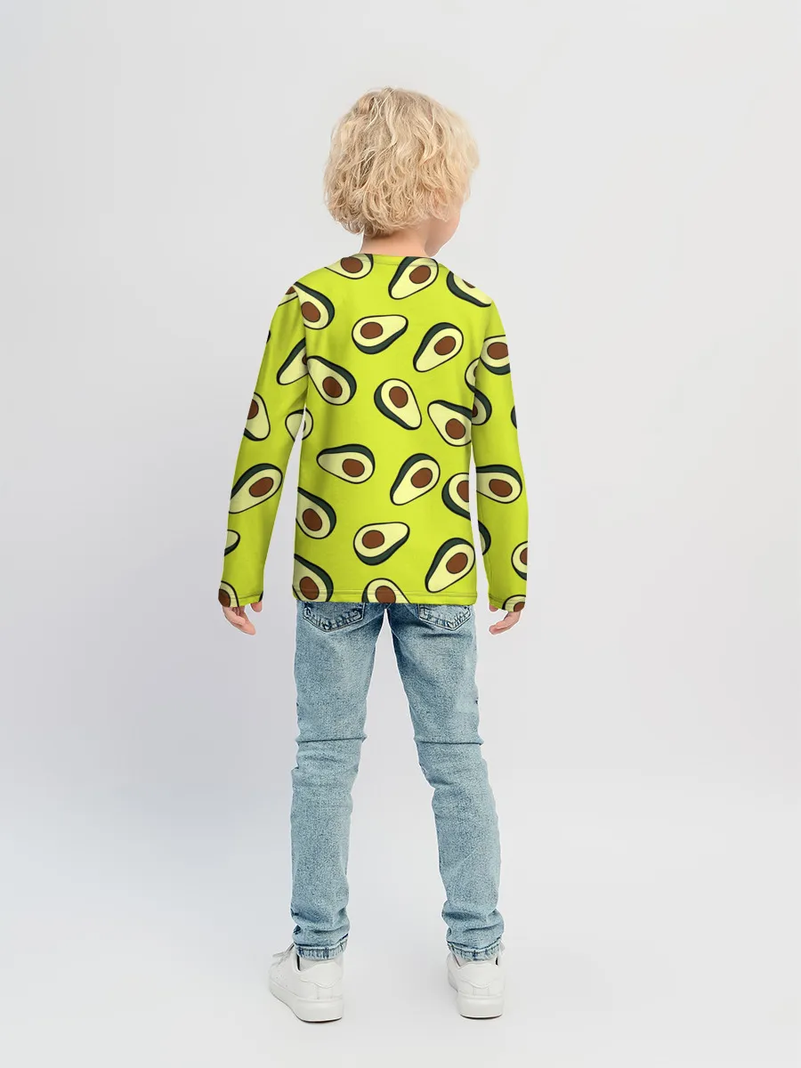 Детский лонгслив / Авокадо