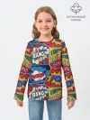 Детский лонгслив / Pop art pattern