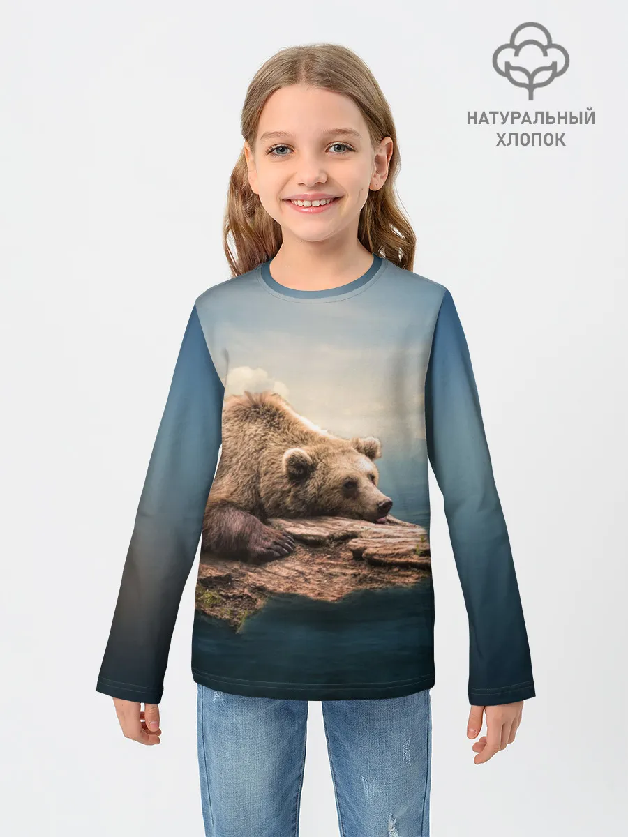 Детский лонгслив / A bear