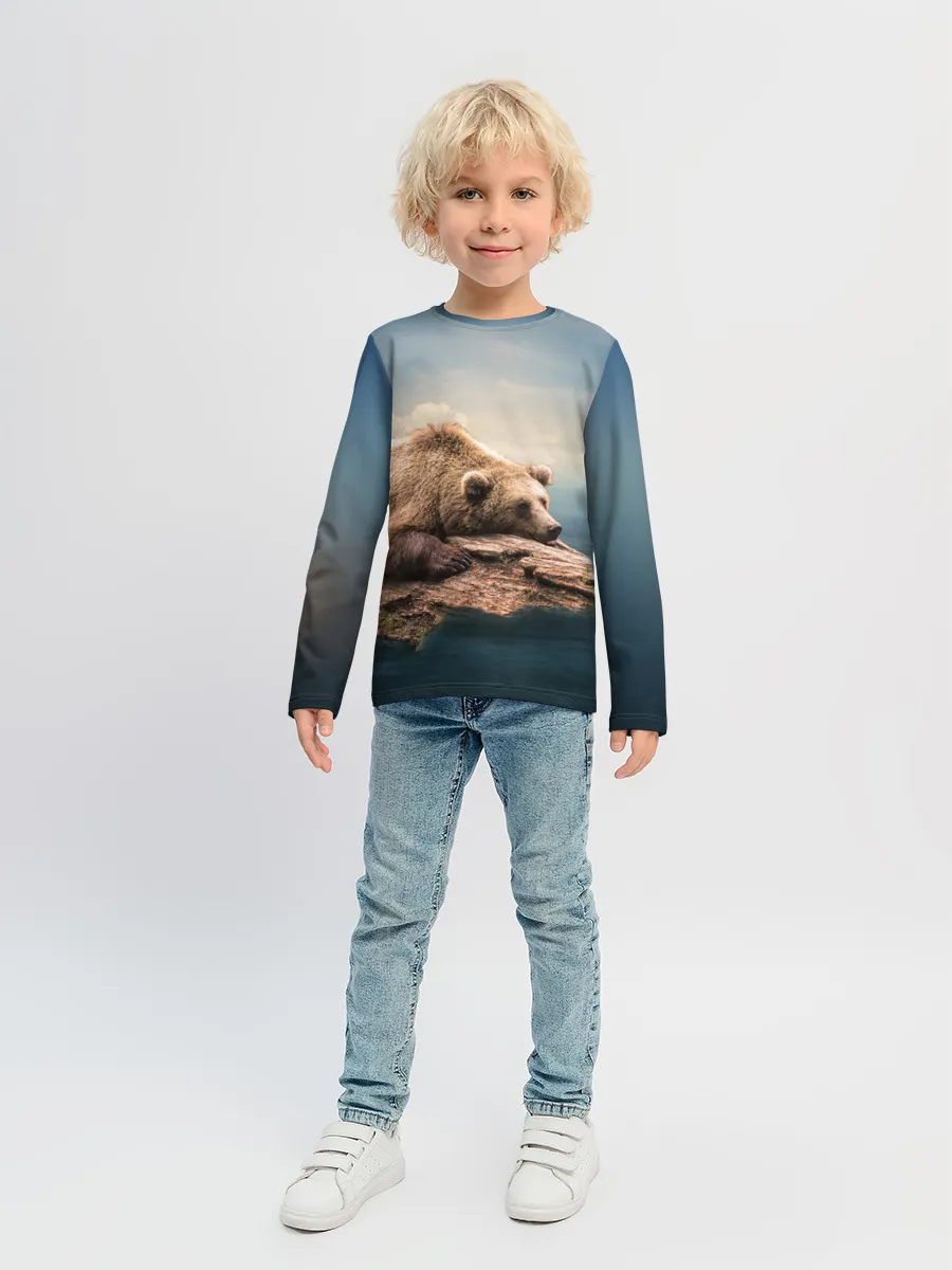 Детский лонгслив / A bear