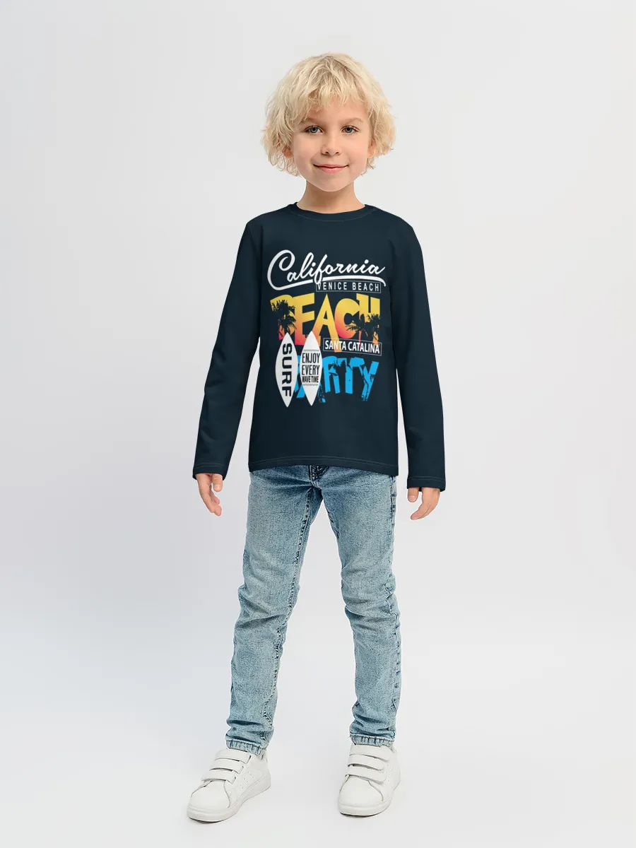 Детский лонгслив / Калифорния
