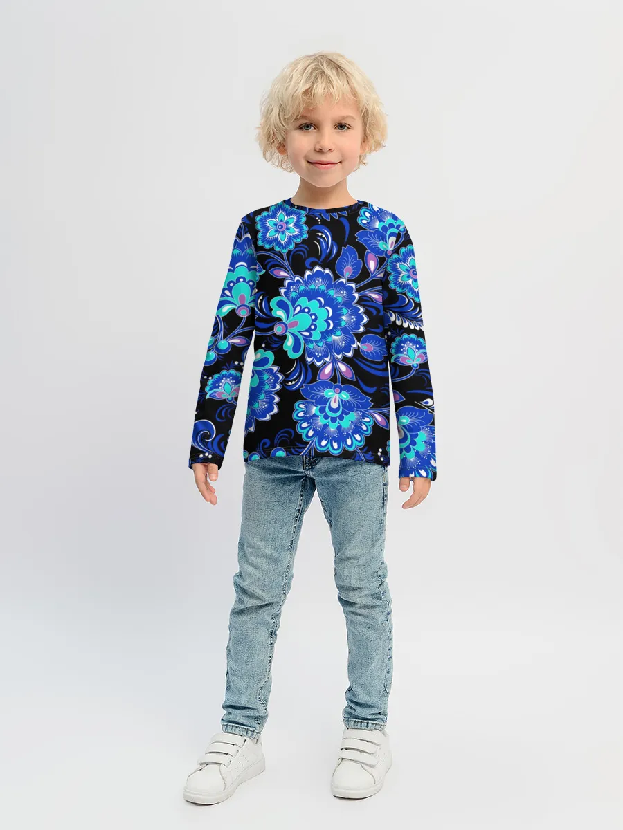 Детский лонгслив / Хохлома