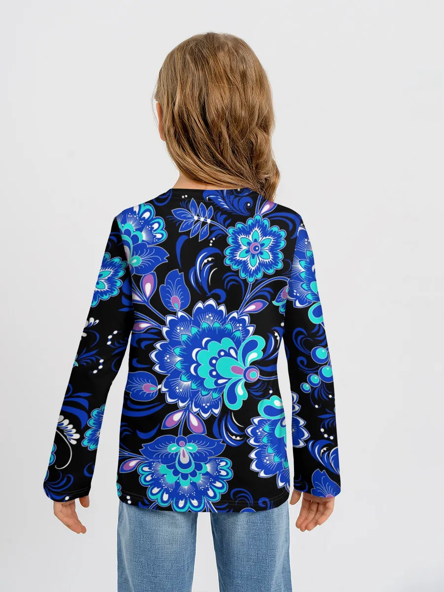 Детский лонгслив / Хохлома