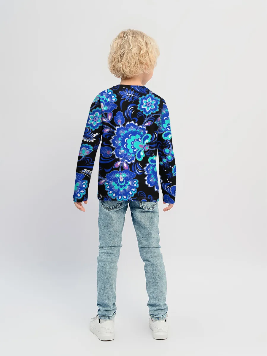 Детский лонгслив / Хохлома