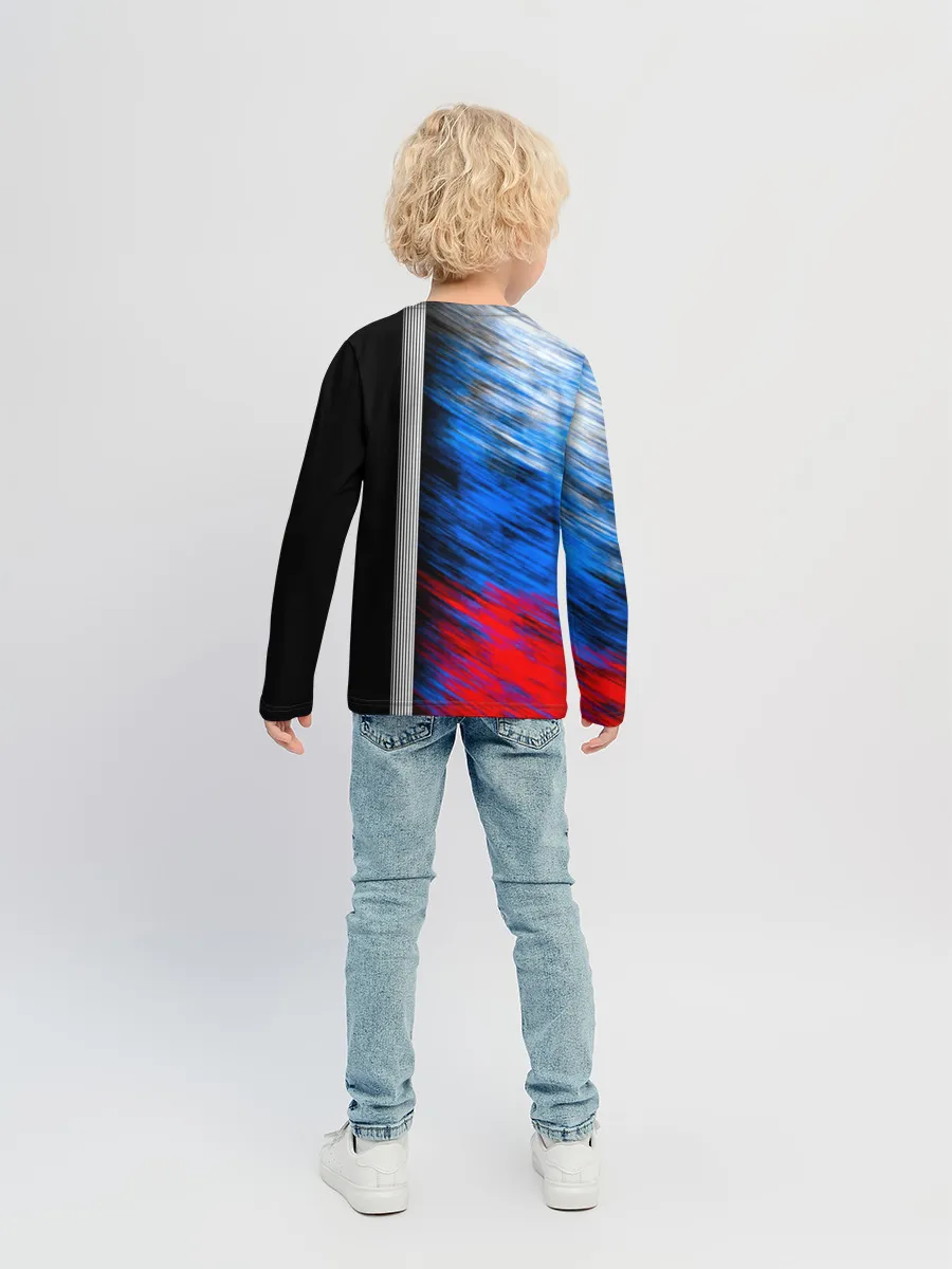 Детский лонгслив / Биатлон