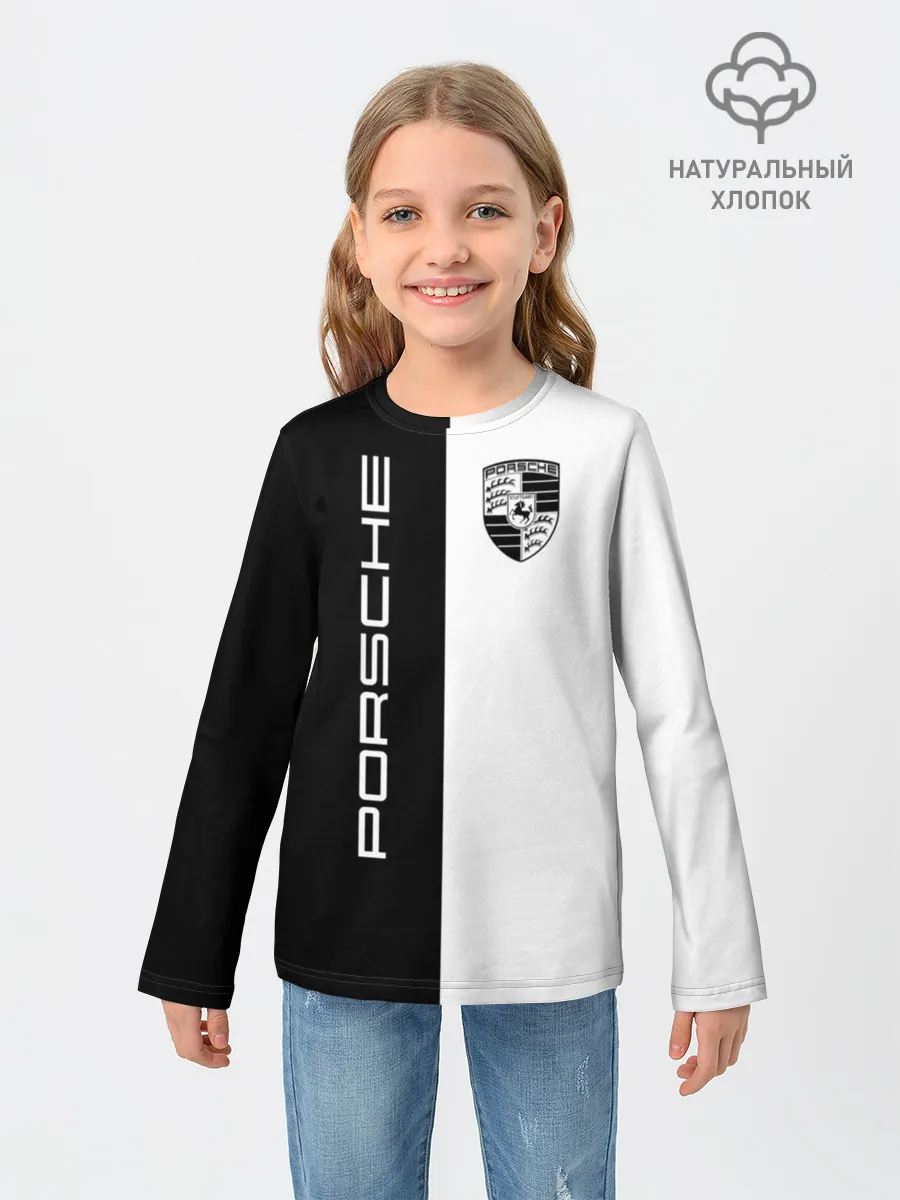 Детский лонгслив / Porsche