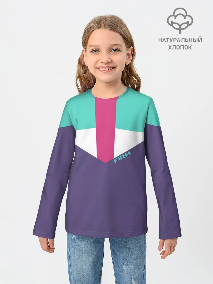 Детский лонгслив / Стиль 90 х