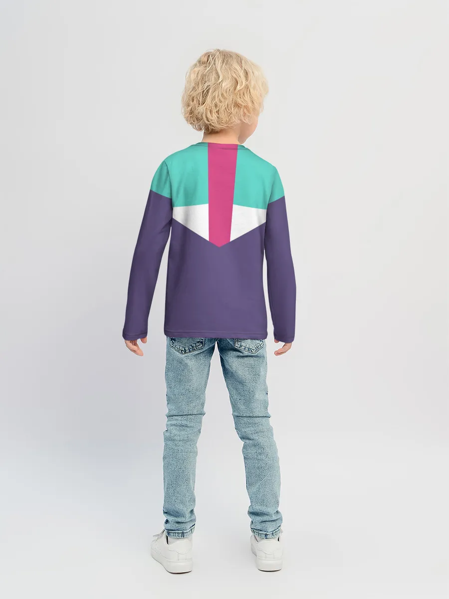 Детский лонгслив / Стиль 90 х