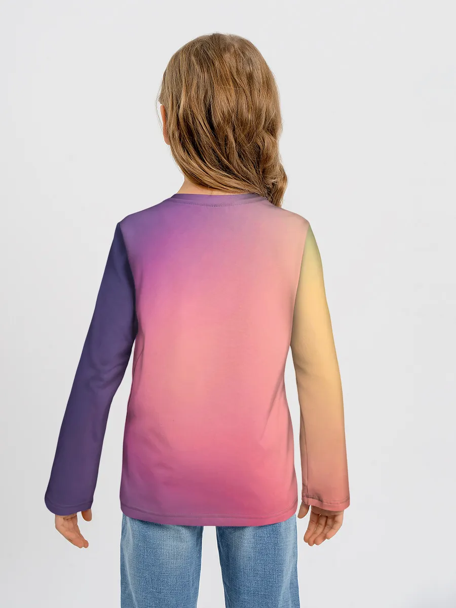 Детский лонгслив / CsGo Градиент