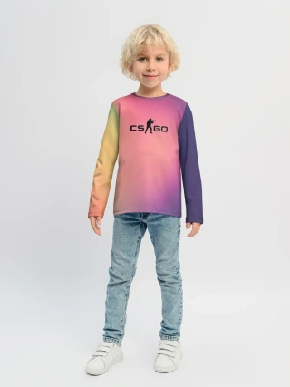 Детский лонгслив / CsGo Градиент