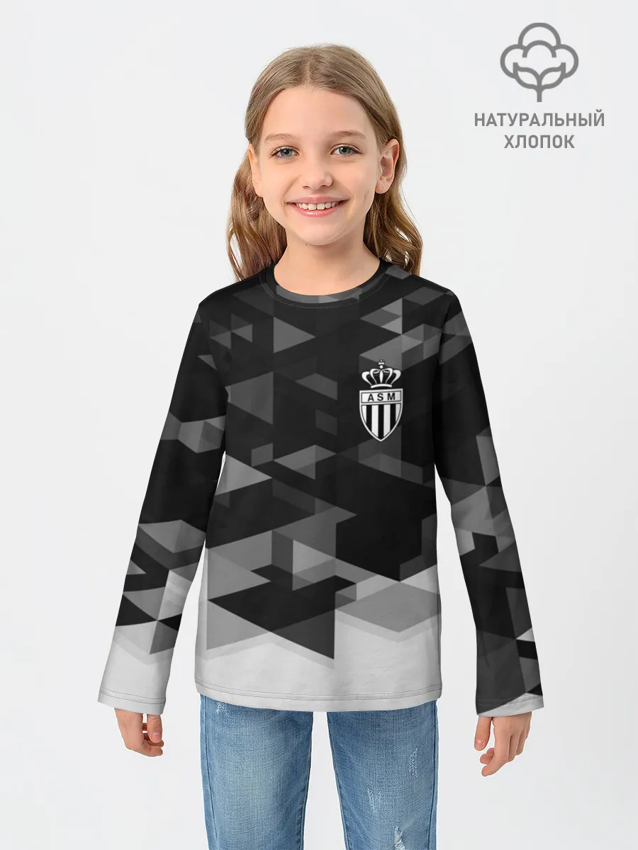 Детский лонгслив / Monaco Geometry Sport